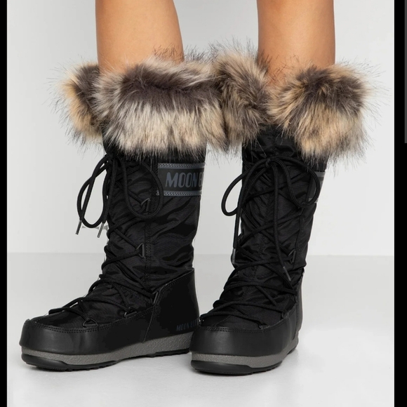 Moon Boot Monaco Tall high black boots Moon Boot Monaco Boots - Picture 15 of 15